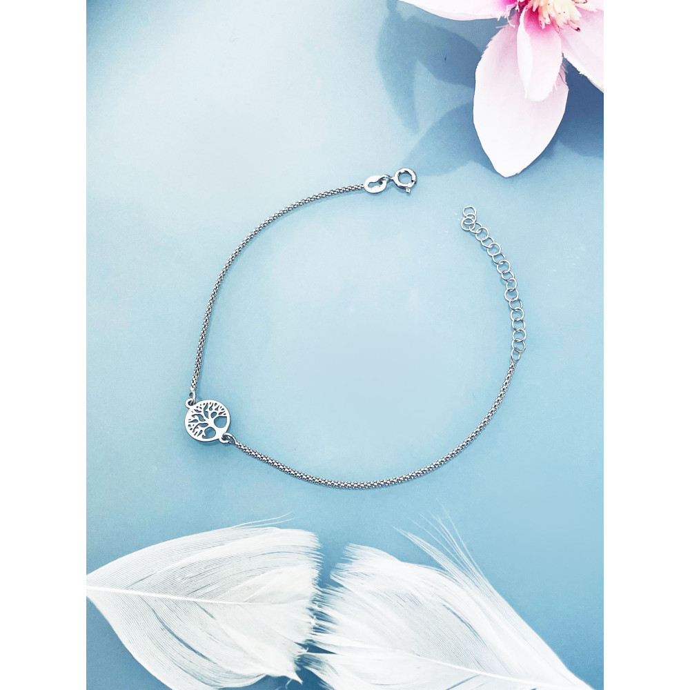 Baum Armband 925 Silber Damen Kinder