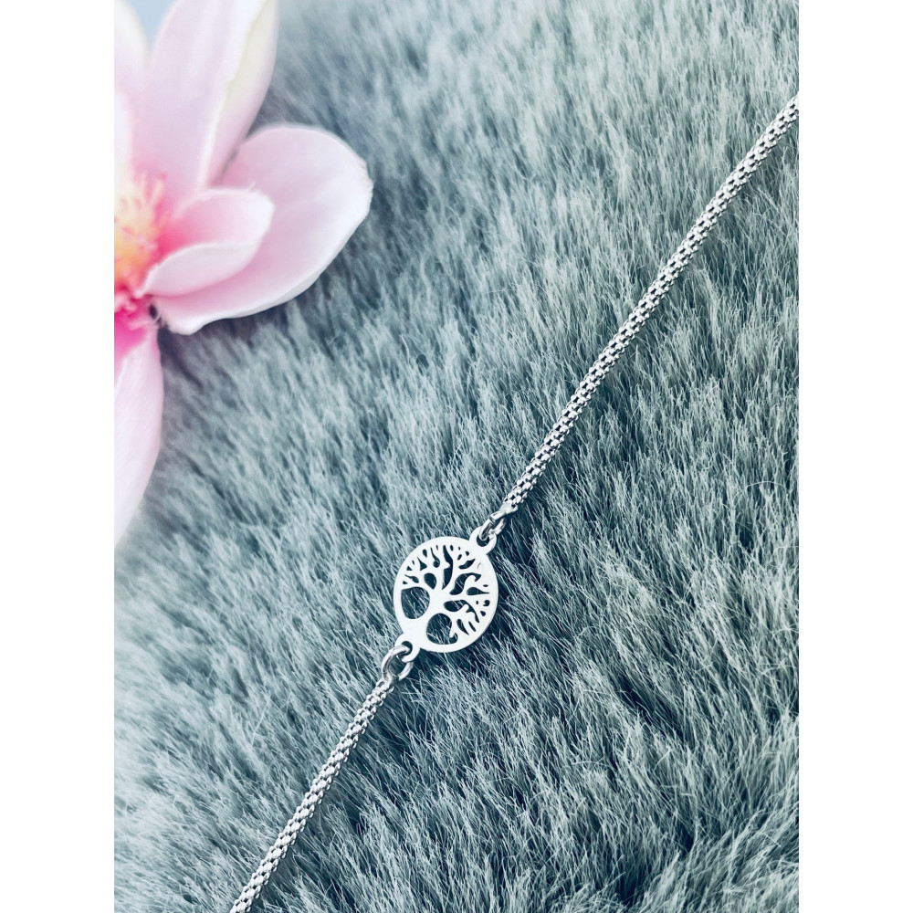 Baum Armband 925 Silber Damen Kinder