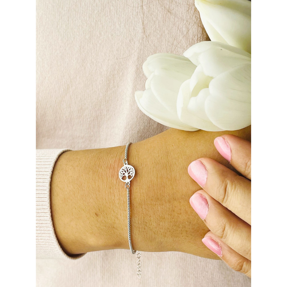 Baum Armband 925 Silber Damen Kinder