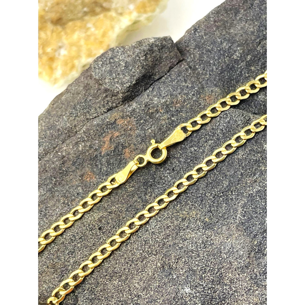 Goldkette Halskette Kette Panzerkette Collier Cuban Gelbgold