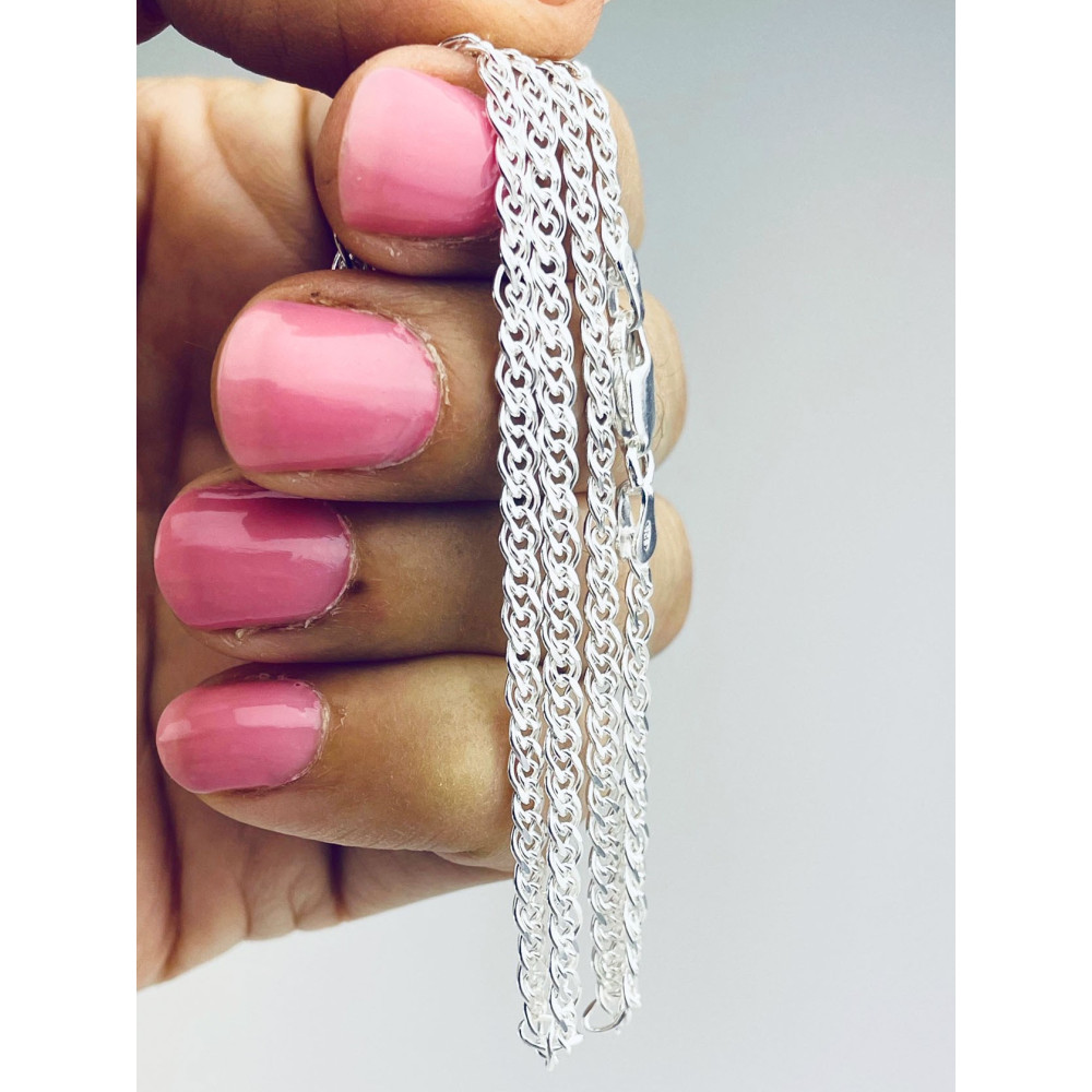 925 Silber Halskette Collier Mona Lisa