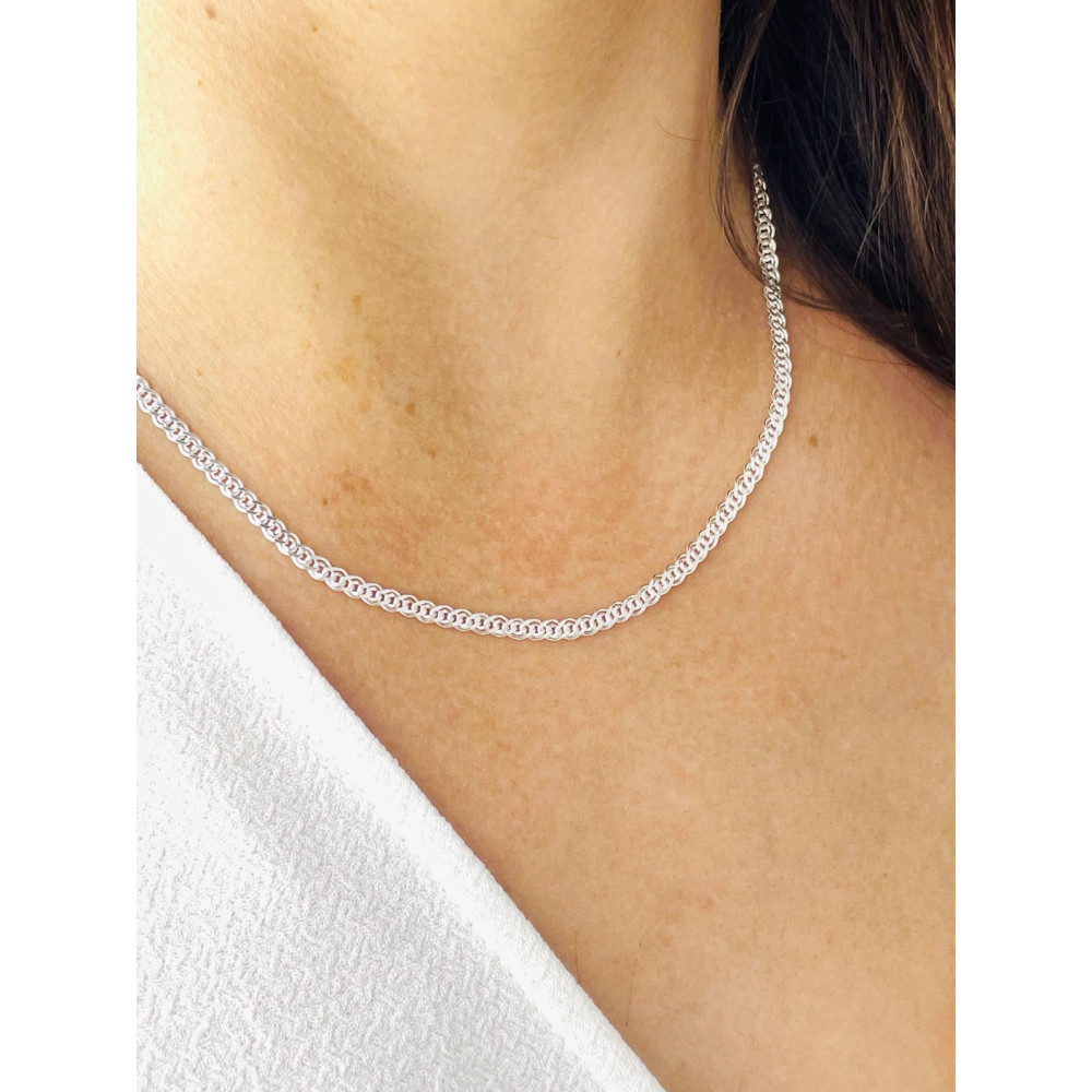 925 Silber Halskette Collier Mona Lisa