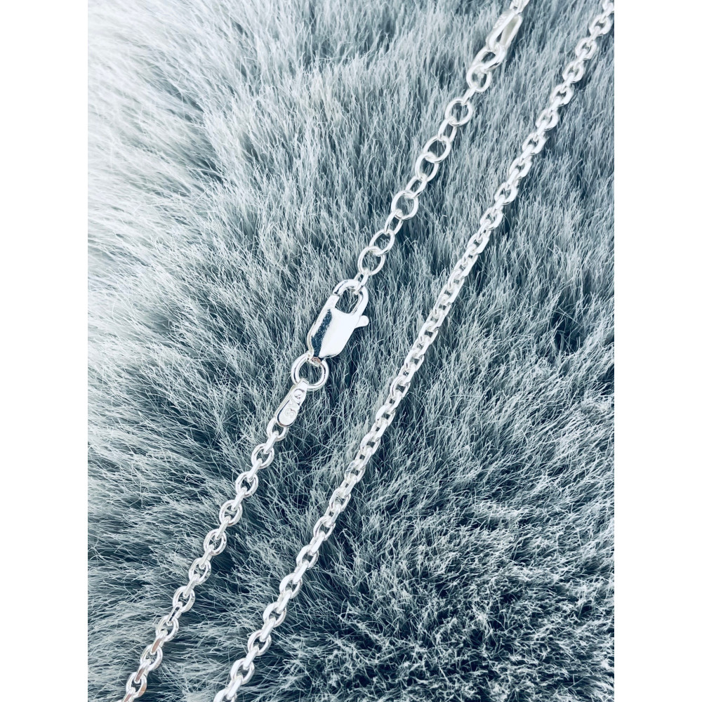 925 Silber Ankerkette Halskette Collier