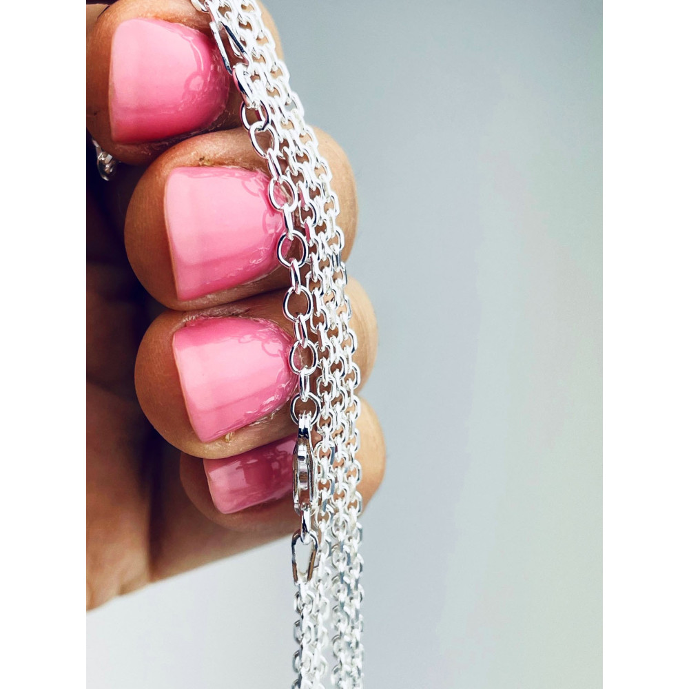 925 Silber Ankerkette Halskette Collier