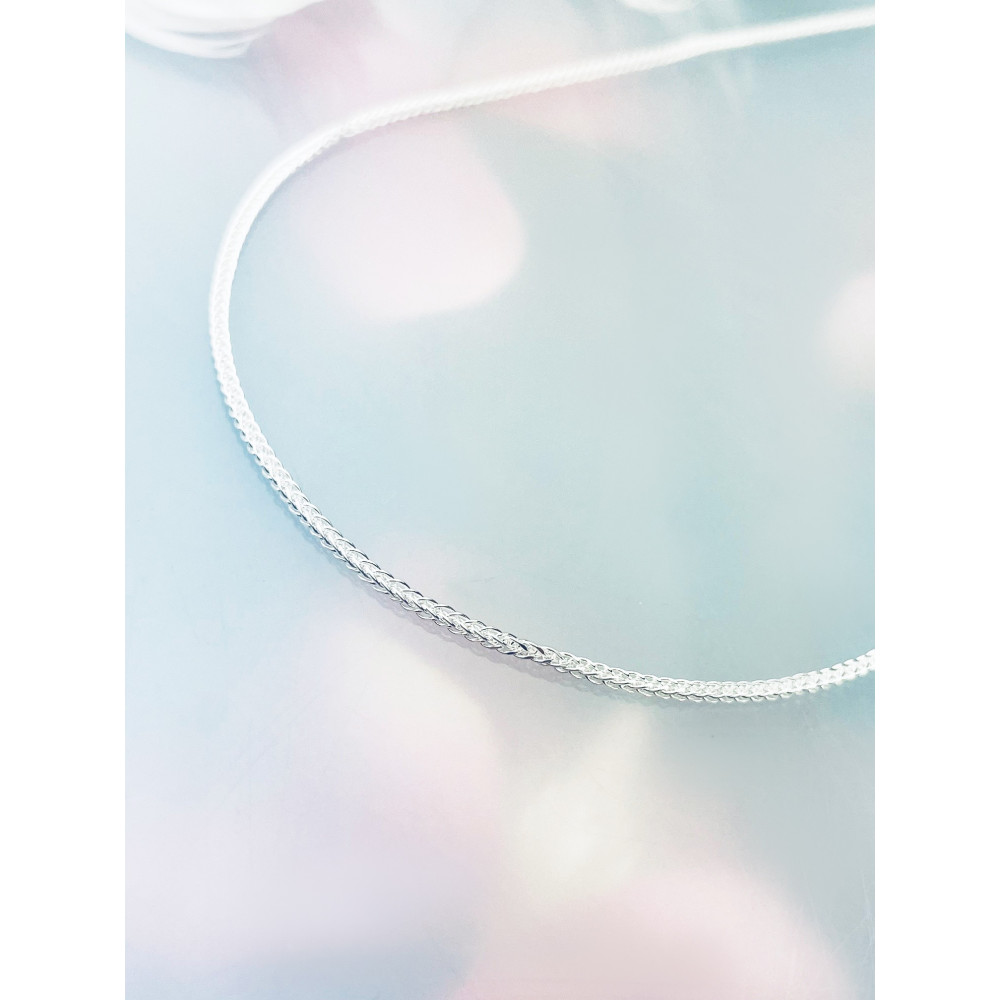 925 Silber Halskette Collier Spiga Weizen