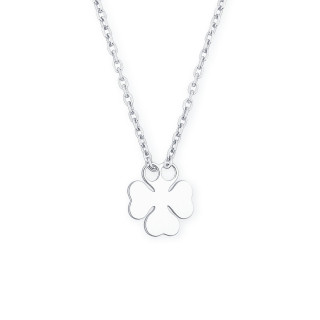 Kleeblatt 925 Silber Halskette Halsband Damen