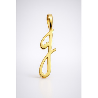 Anhänger Buchstabe J Kettenanhänger Gold Goldanhänger