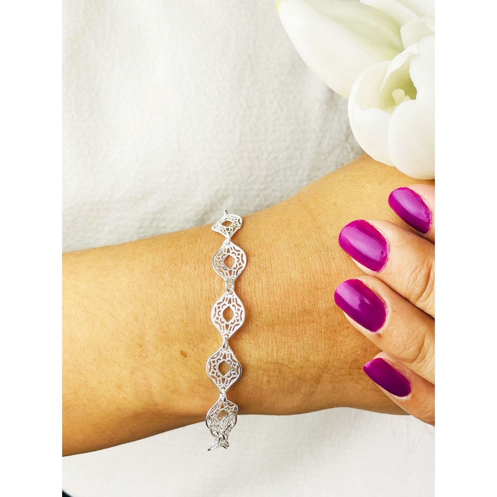 copy of copy of copy of copy of copy of copy of copy of copy of Złota bransoletka celebrytka serce nieskończoność