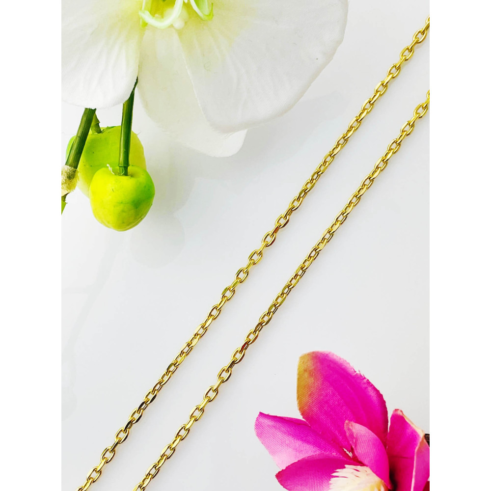 Goldkette Ankerkette Rolo Halskette Gelbgold Collier