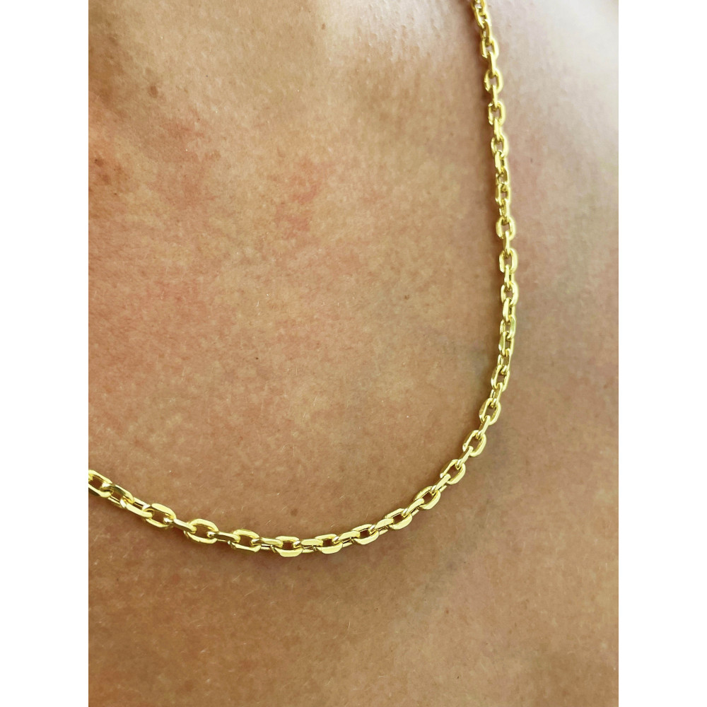 Goldkette Ankerkette Rolo Halskette Gelbgold Collier