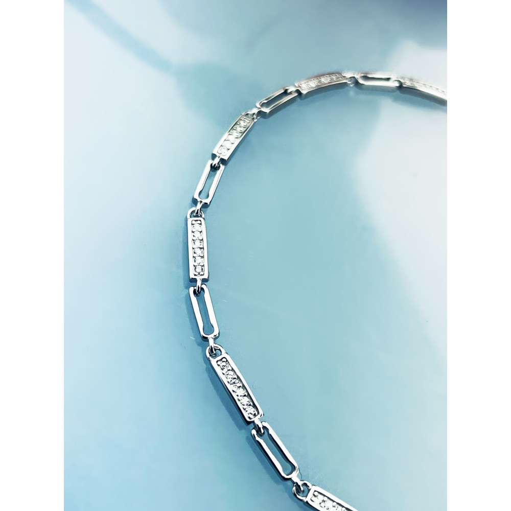 Silberarmband 925 für Frauen mit Zirkonia