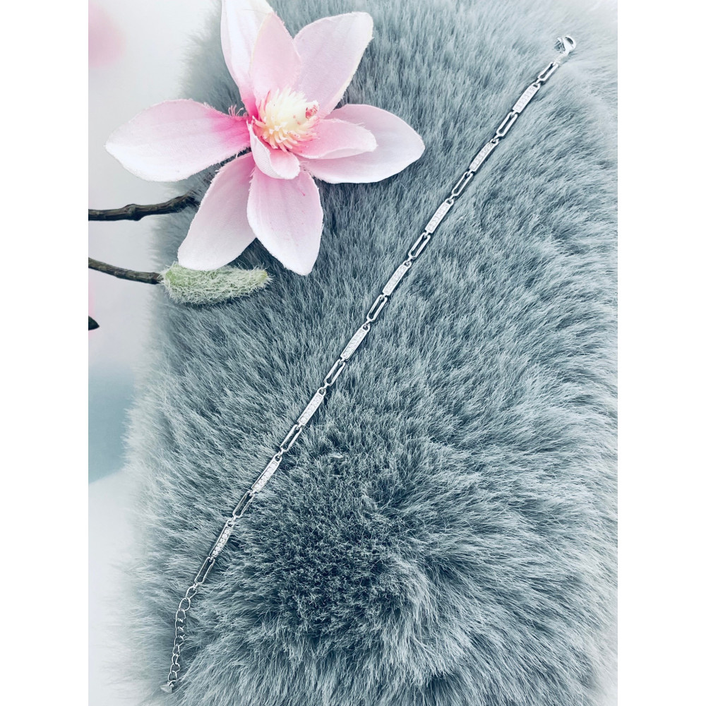 Silberarmband 925 für Frauen mit Zirkonia