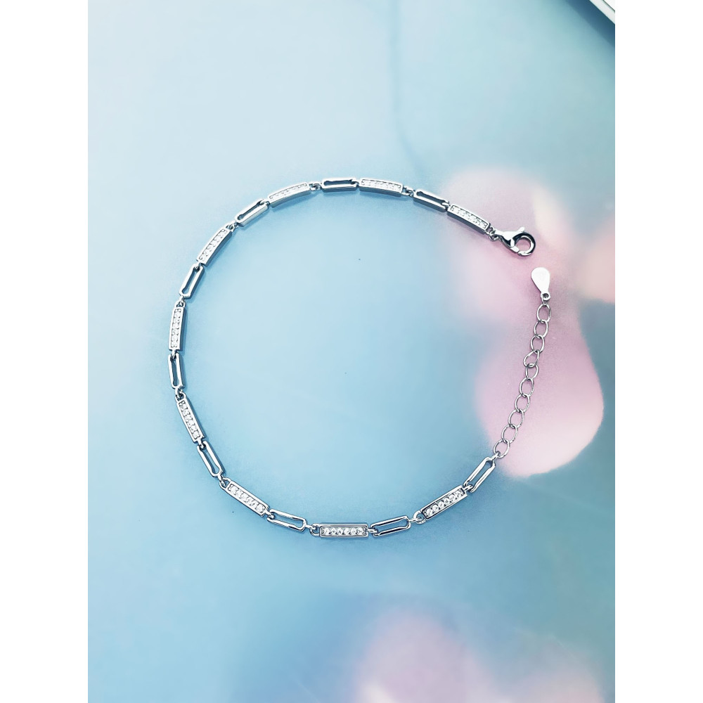 Silberarmband 925 für Frauen mit Zirkonia