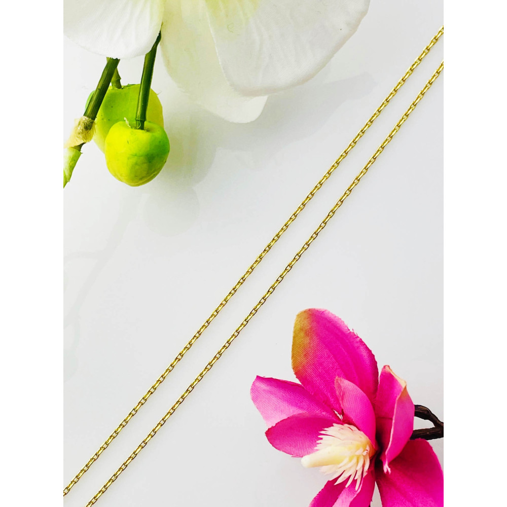 copy of Goldkette Panzerkette Halskette Collier Echt 585 Gold