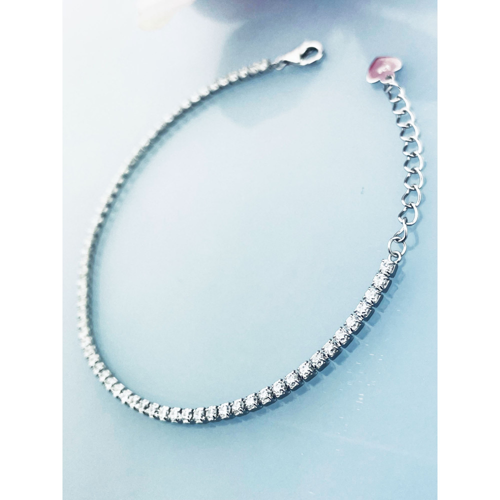Silberarmband 925 für Frauen mit Zirkonia