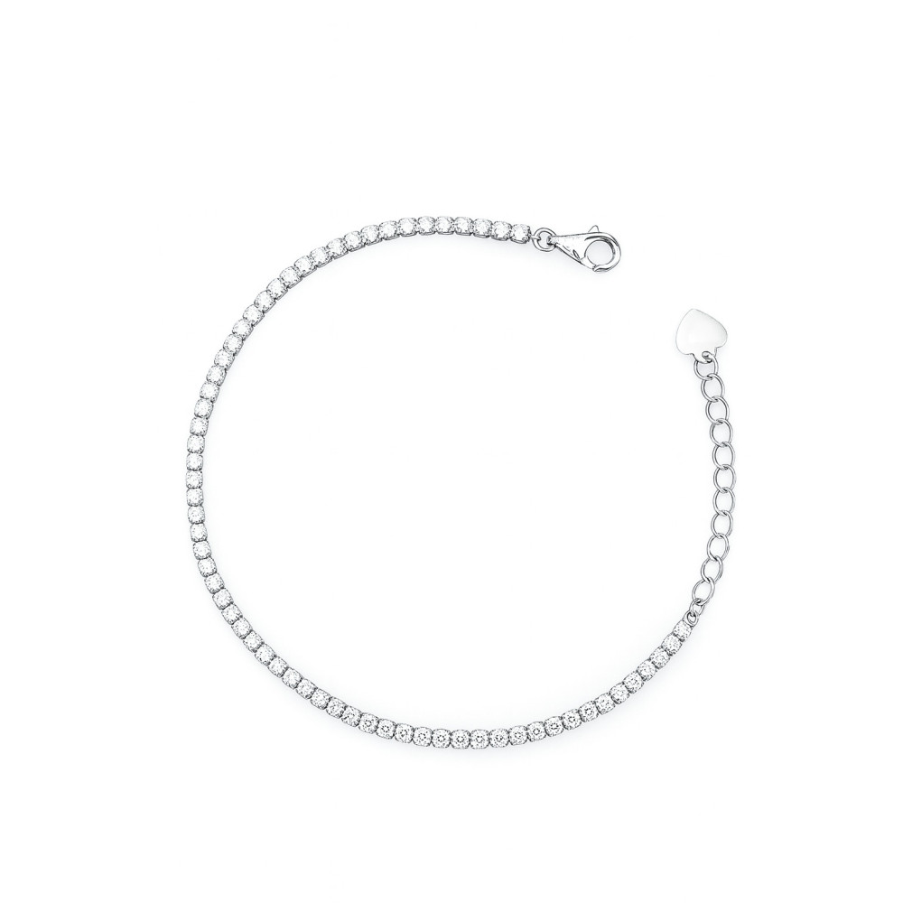 Silberarmband 925 für Frauen mit Zirkonia