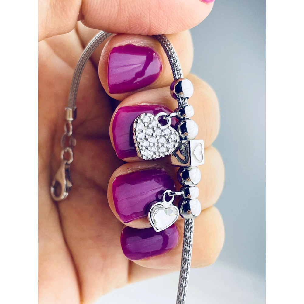 copy of copy of copy of copy of copy of copy of copy of copy of copy of copy of copy of Złota bransoletka celebrytka serce nies