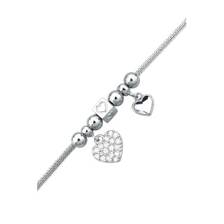 Silberarmband 925 mit Herz aus Zirkonia