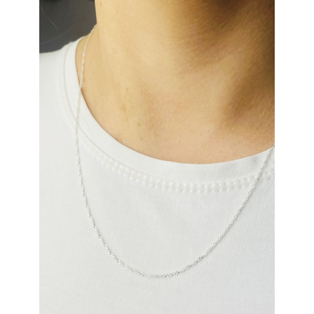 925 Silber Singapur Magic Halskette Collier