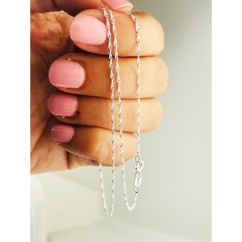 925 Silber Singapur Magic Halskette Collier