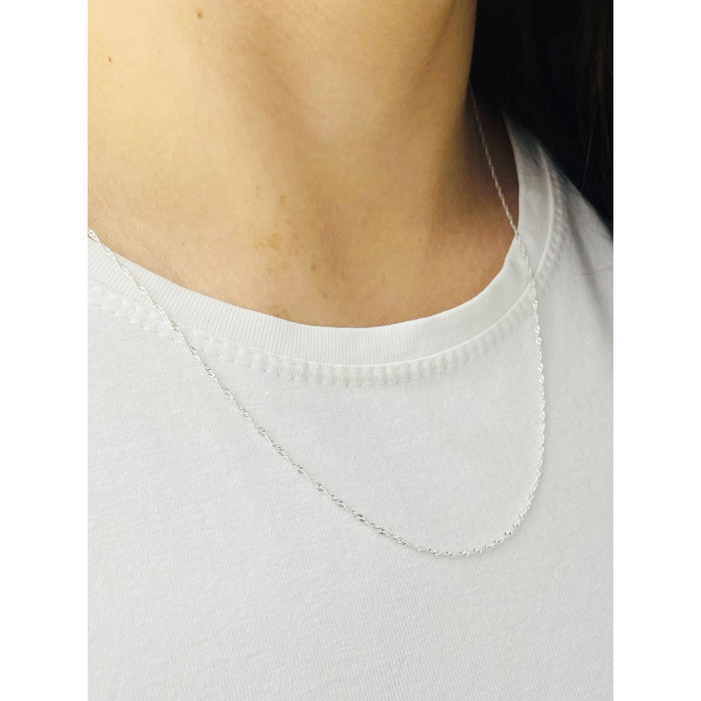 925 Silber Singapur Magic Halskette Collier