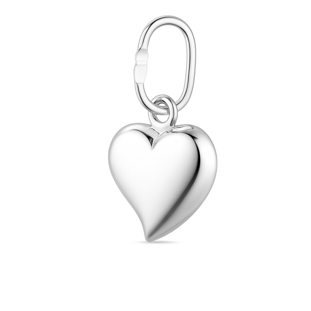 925 Silber Damen Medaillon Anhänger Herz