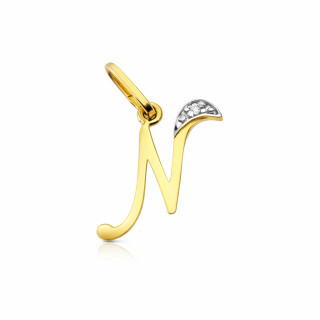 copy of Złoty wisiorek zawieszka rozeta ażurowa