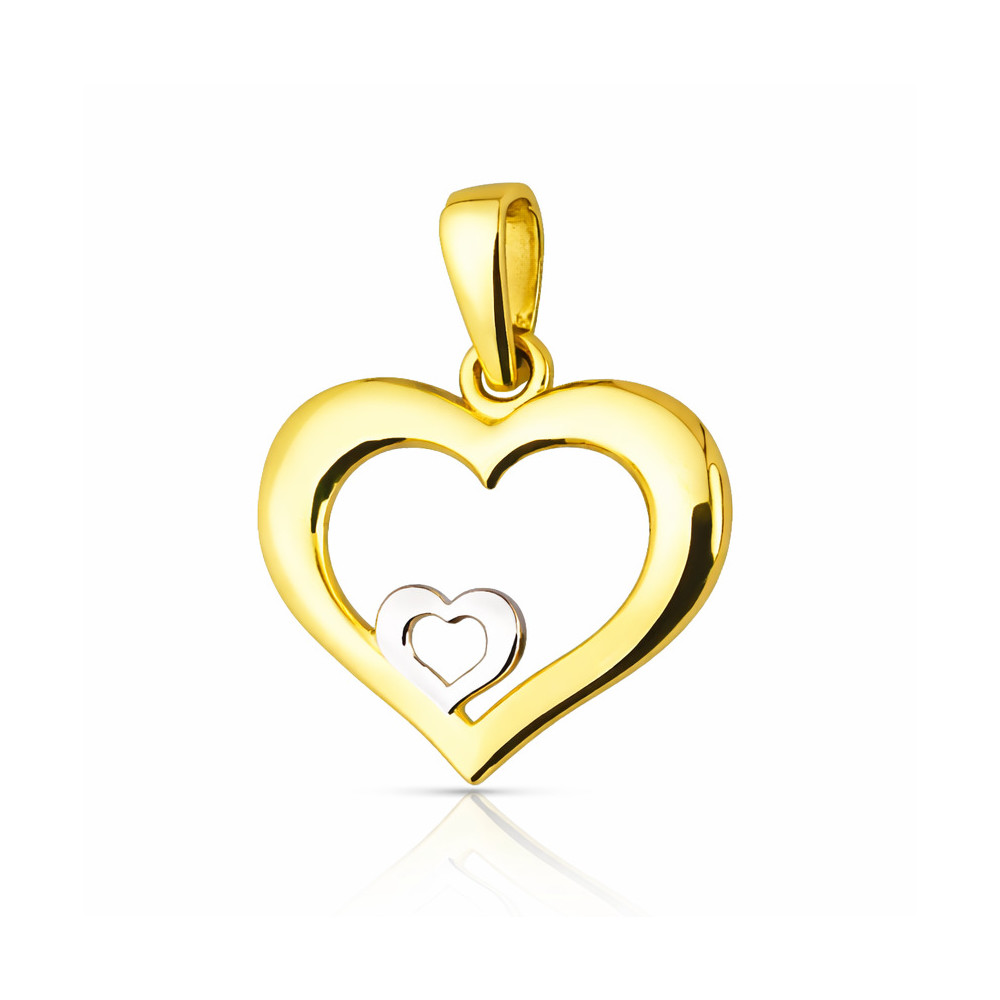 Anhänger Kettenanhänger Gelbgold Goldanhänger Herz Gold 585er 14KT