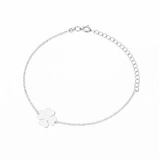 Kleeblatt Armband 925 Silber Damen Kinder