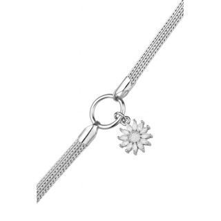 Złota bransoletka celebrytka serce nieskończoność