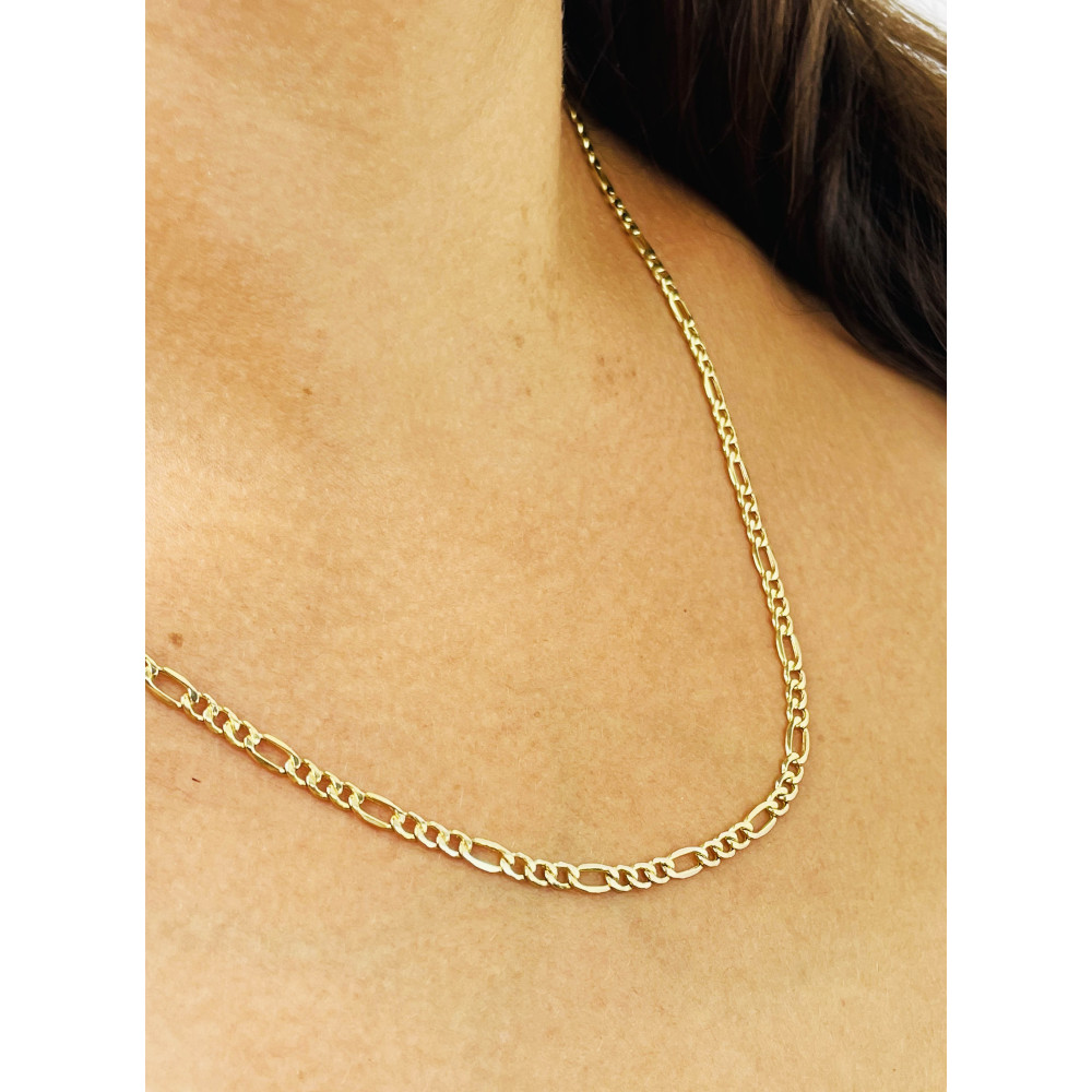 Goldkette Halskette Figarokette Figaro Kette Collier