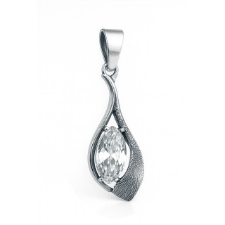 Oval 925 Silber Damen Medaillon Anhänger mit Zirkonia