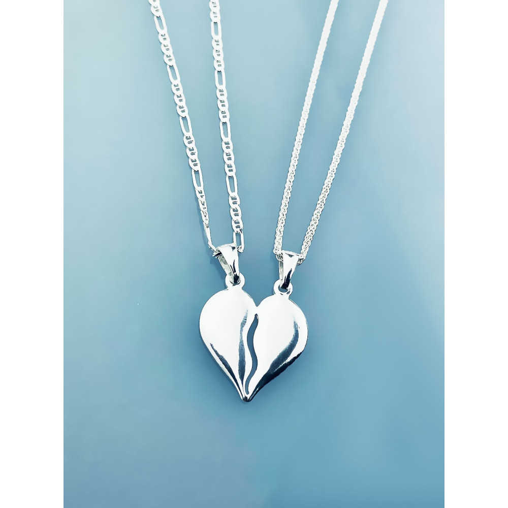 925 Silber Damen Medaillon Anhänger Herz