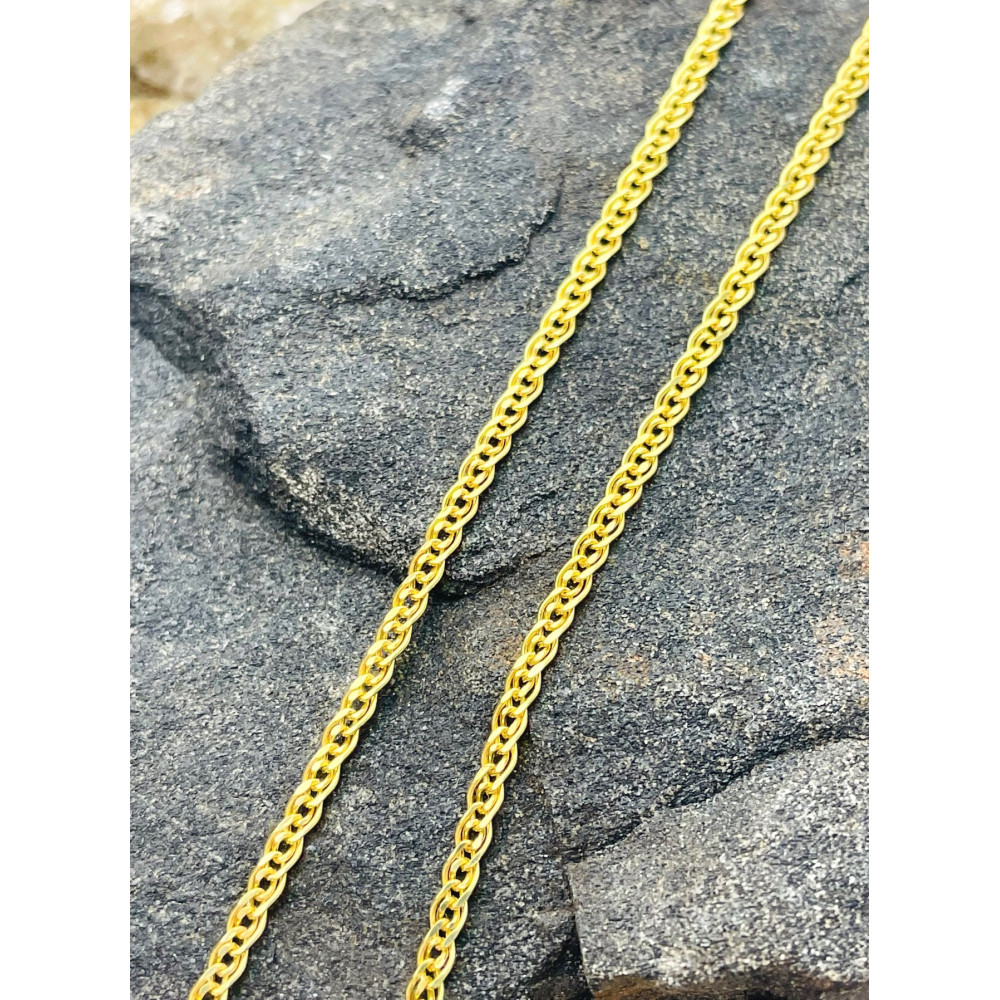 Goldkette Halskette Nonnakette Armkette Doppelpanzerkette Collier Gelbgold