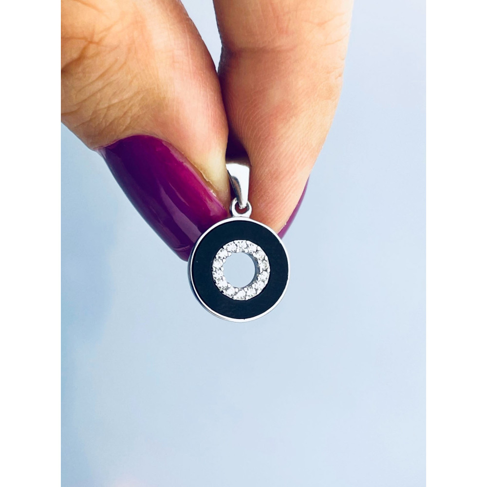 copy of copy of copy of Złoty wisiorek zawieszka rozeta ażurowa