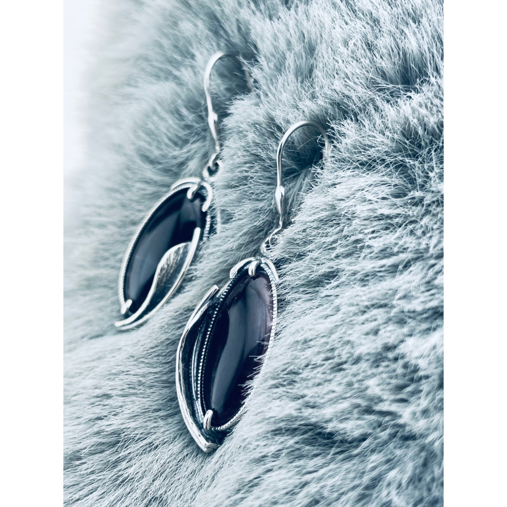 copy of copy of copy of copy of Złote kolczyki przecinki z cyrkoniami