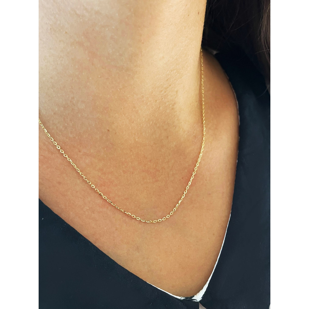 Goldkette Ankerkette Halskette Gelbgold Gold Collier