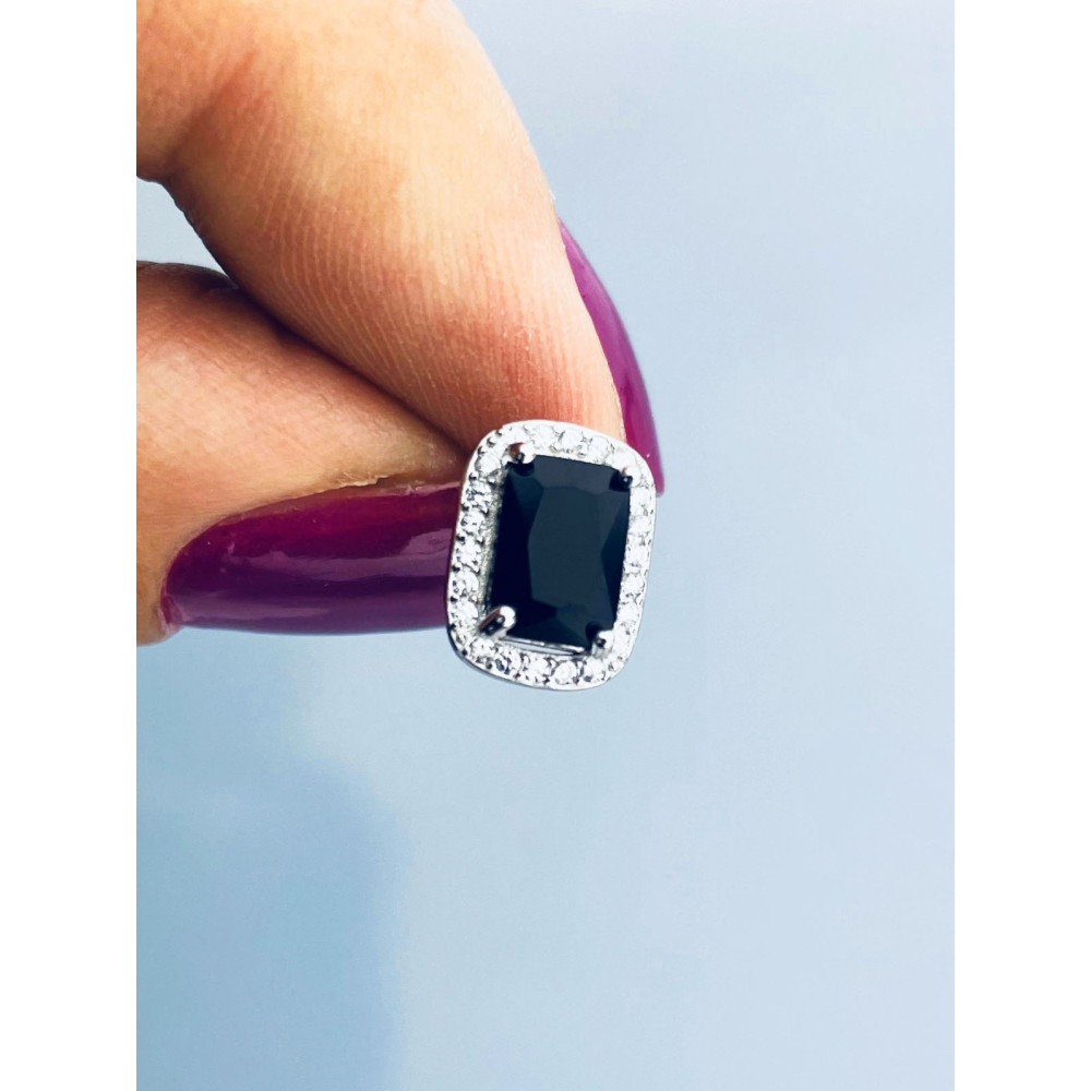 copy of copy of copy of copy of copy of copy of copy of copy of copy of Złote kolczyki przecinki z cyrkoniami