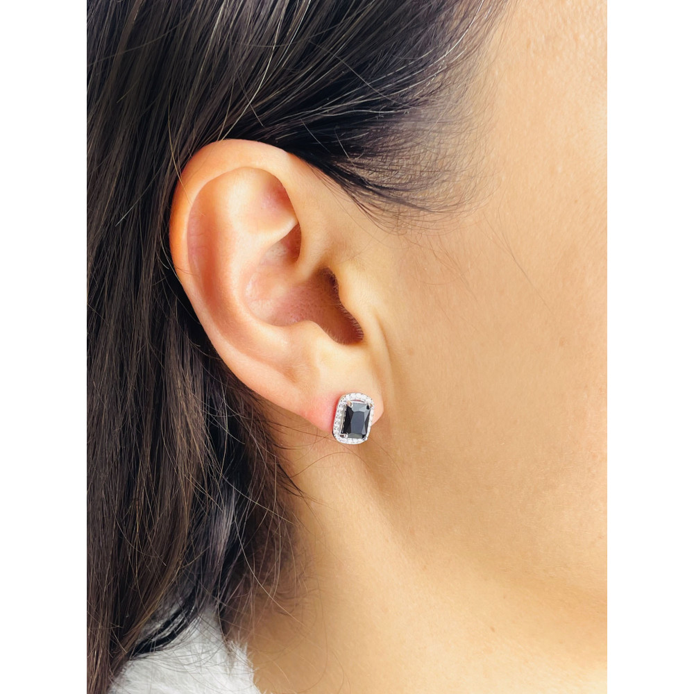 copy of copy of copy of copy of copy of copy of copy of copy of copy of Złote kolczyki przecinki z cyrkoniami