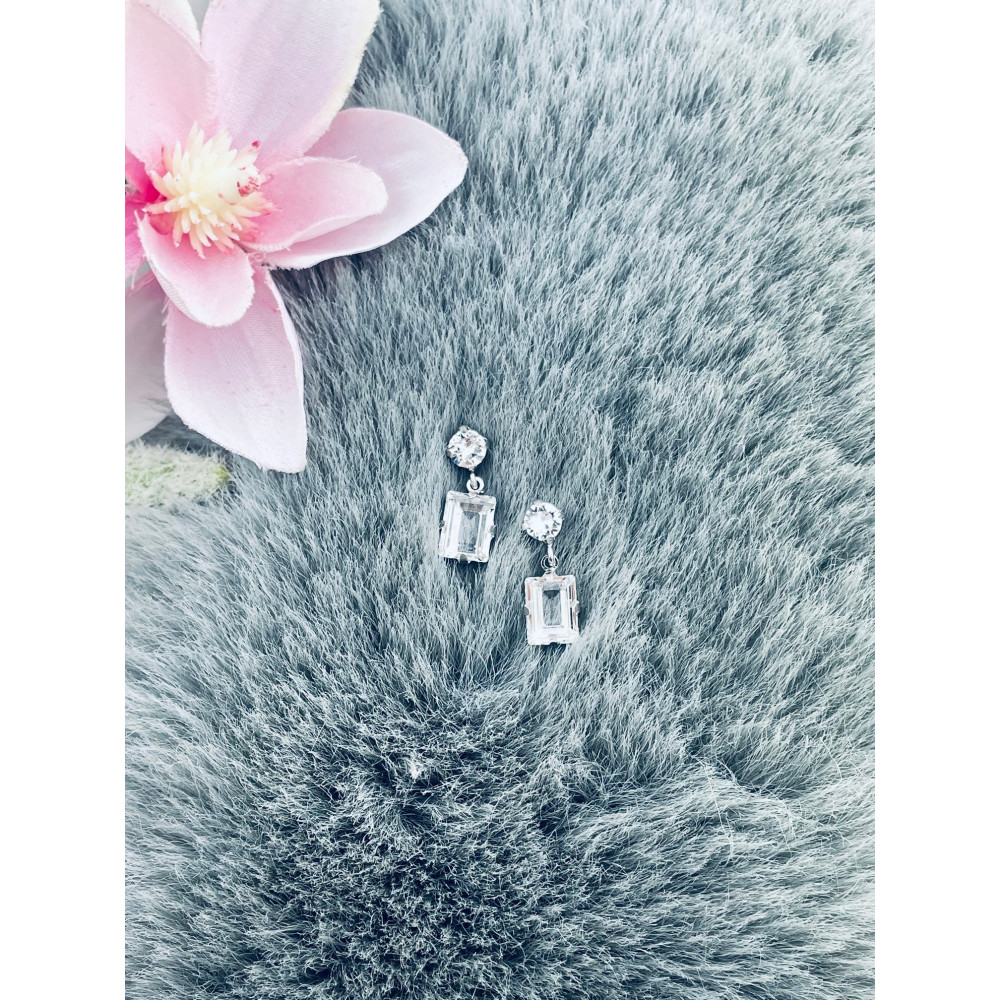 925 Silber Ohrringe Swarovski Elements