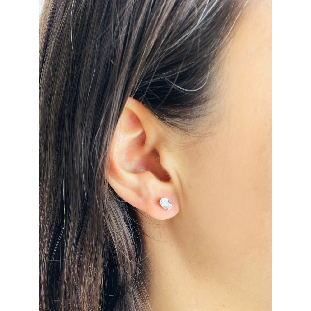 925 Silber Ohrringe Swarovski Elements