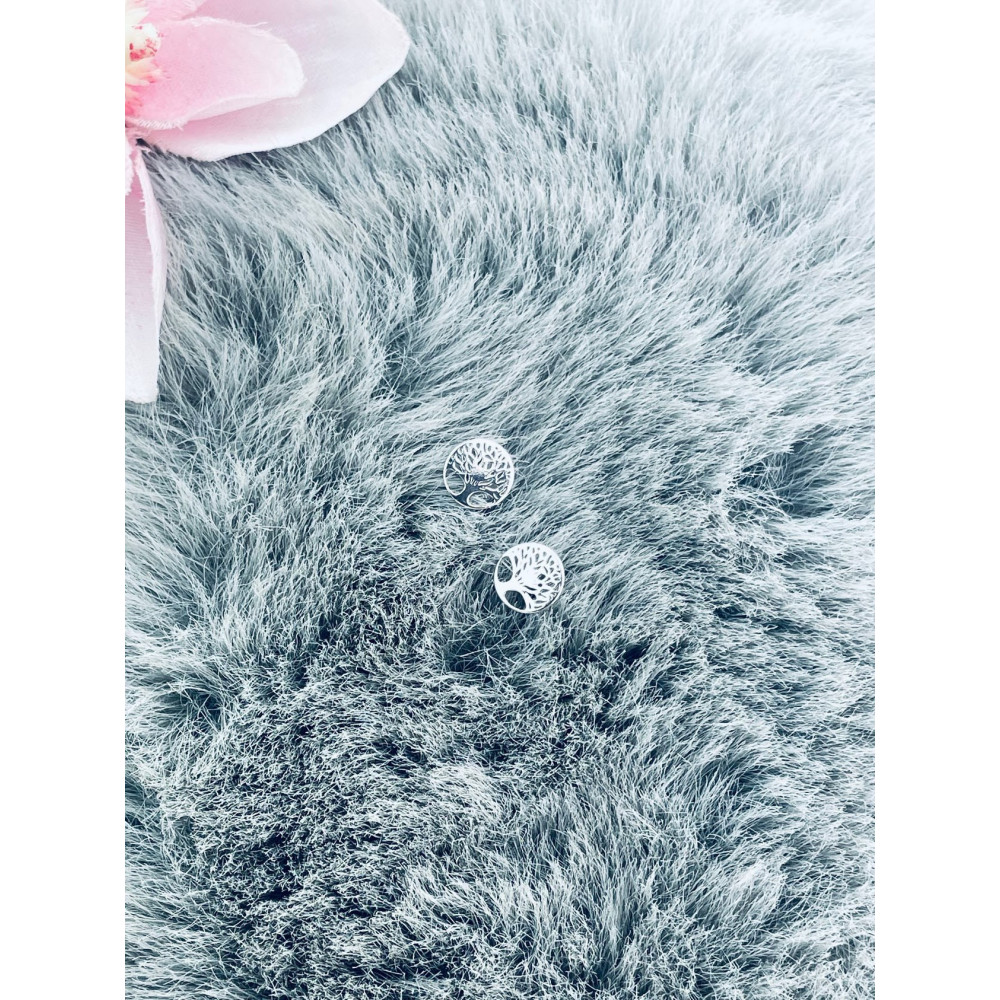 925 Silber Ohrringe Baum