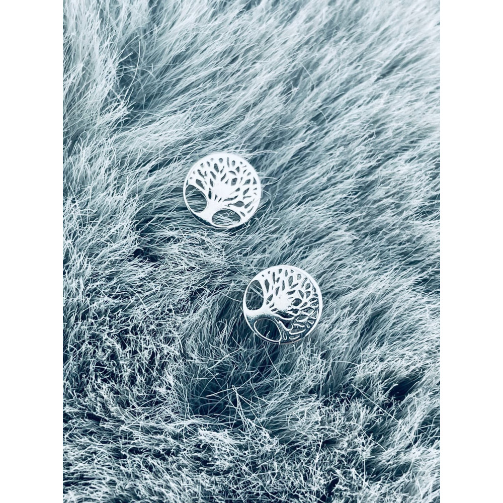 925 Silber Ohrringe Baum