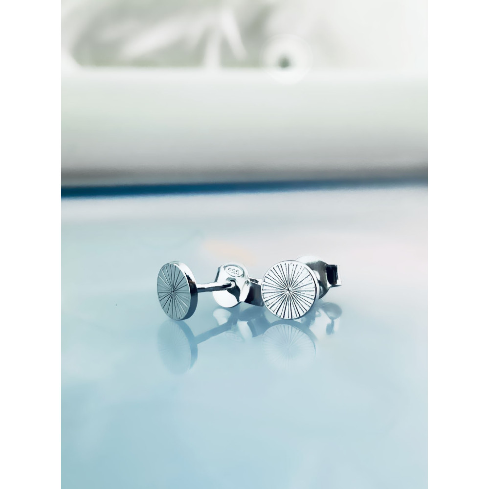 925 Silber Ohrringe Kreis