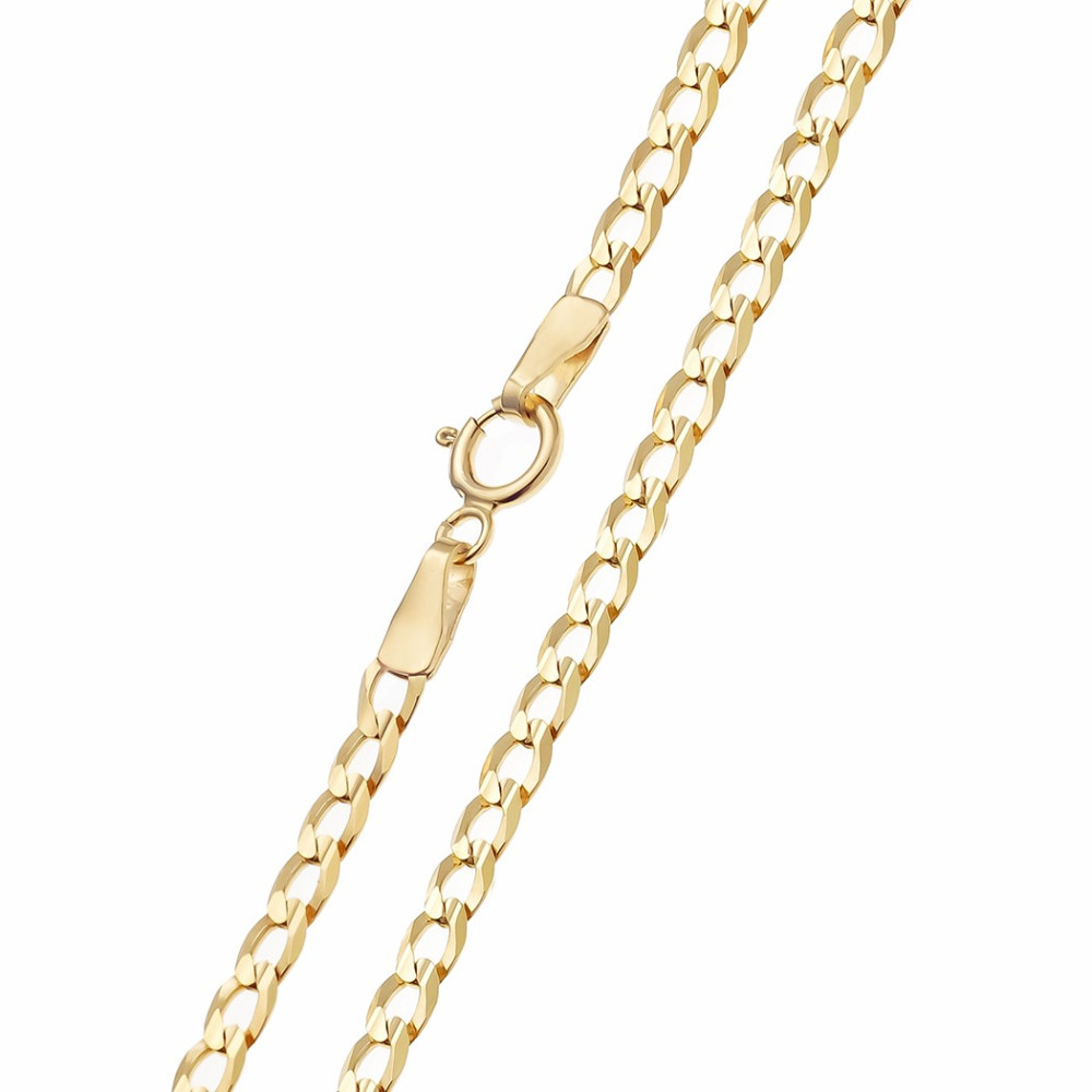 Goldkette Halskette Kette Panzerkette Colier Cuban Gelbgold