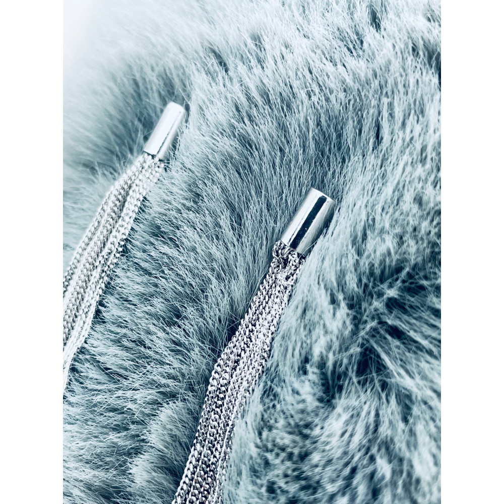 Srebrne kolczyki wiszące łańcuszki