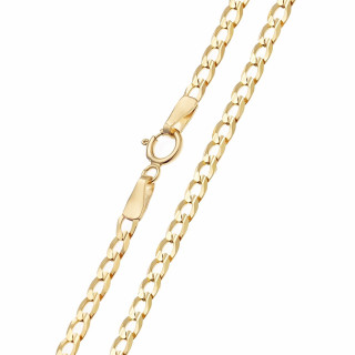 Goldkette Halskette Kette Panzerkette Colier Cuban Gelbgold