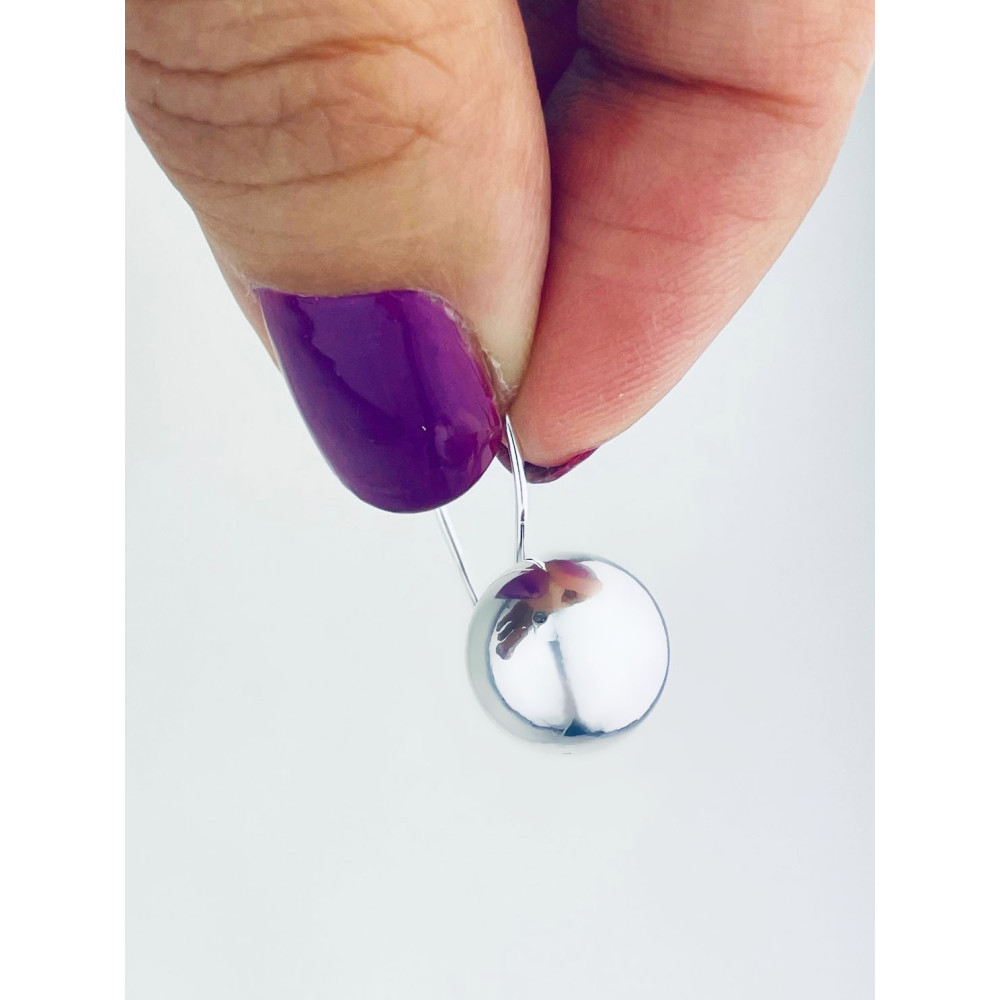 925 Silber Ohrringe Kugeln