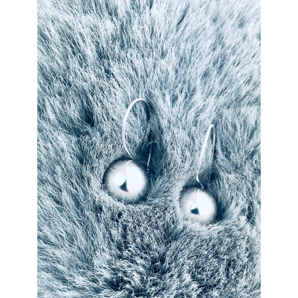 925 Silber Ohrringe Kugeln