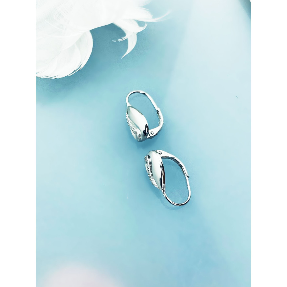 925 Silber Ohrringe Tränen mit Zirkonia